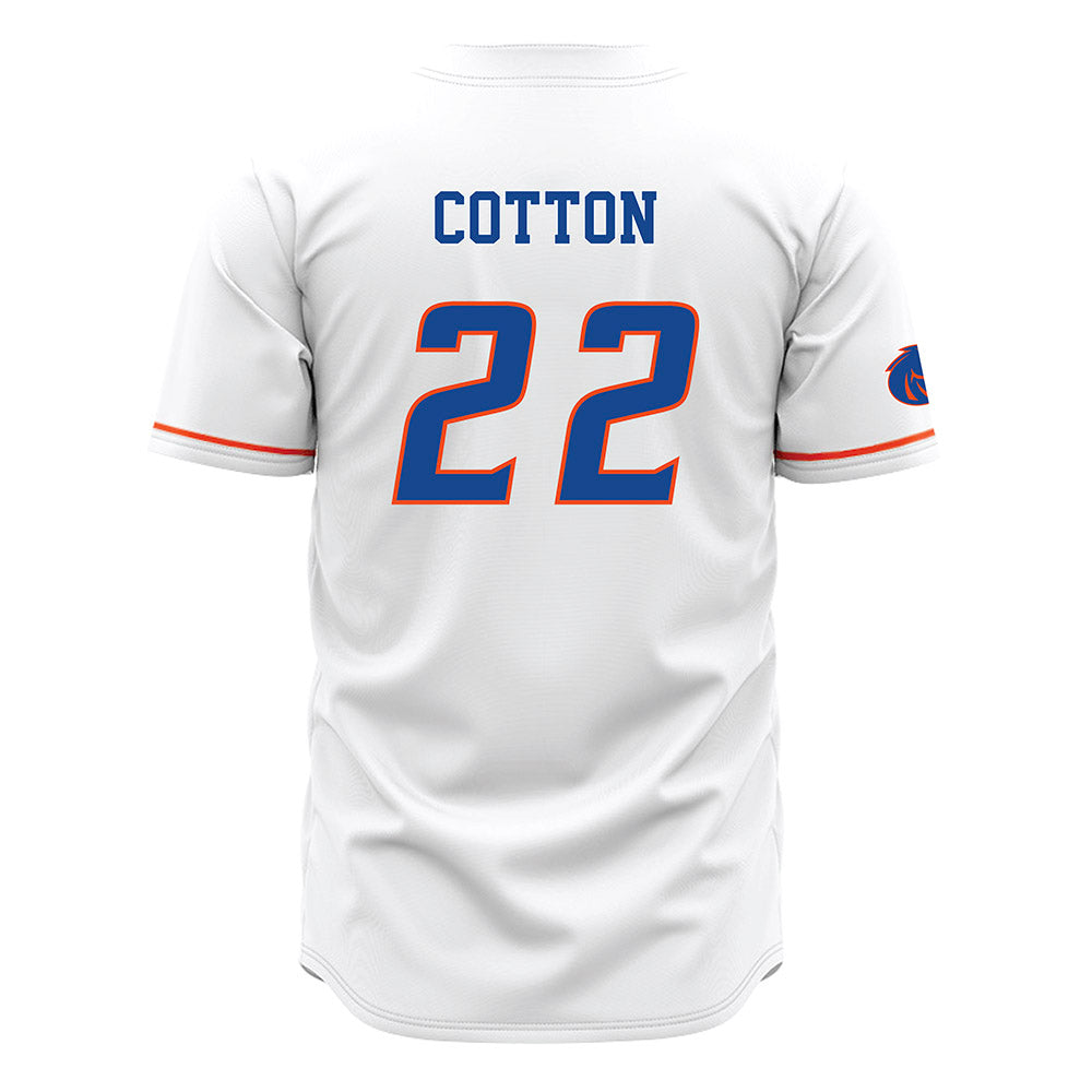 Boise State - NCAA Women's Volleyball : Elle Cotton - White Jersey