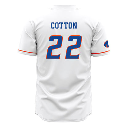 Boise State - NCAA Women's Volleyball : Elle Cotton - White Jersey