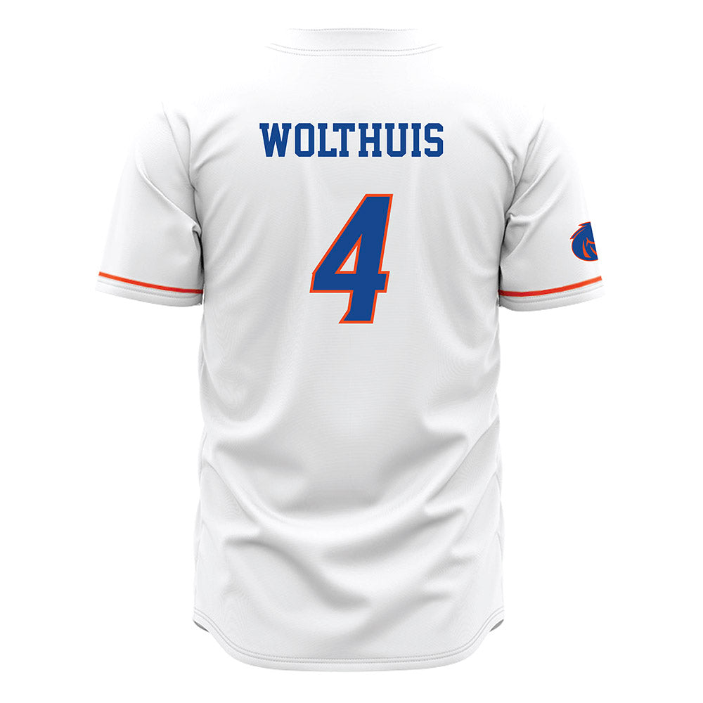 Boise State - NCAA Beach Volleyball : Elli Wolthuis - White Jersey-1