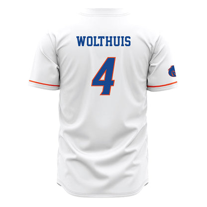 Boise State - NCAA Beach Volleyball : Elli Wolthuis - White Jersey-1