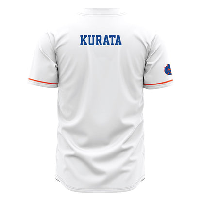 Boise State - NCAA Men's Tennis : Taiyo Kurata - White Jersey-1