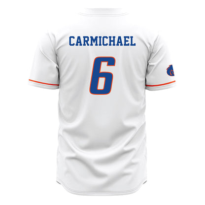 Boise State - NCAA Men's Basketball : Pearson Carmichael - White Jersey-1