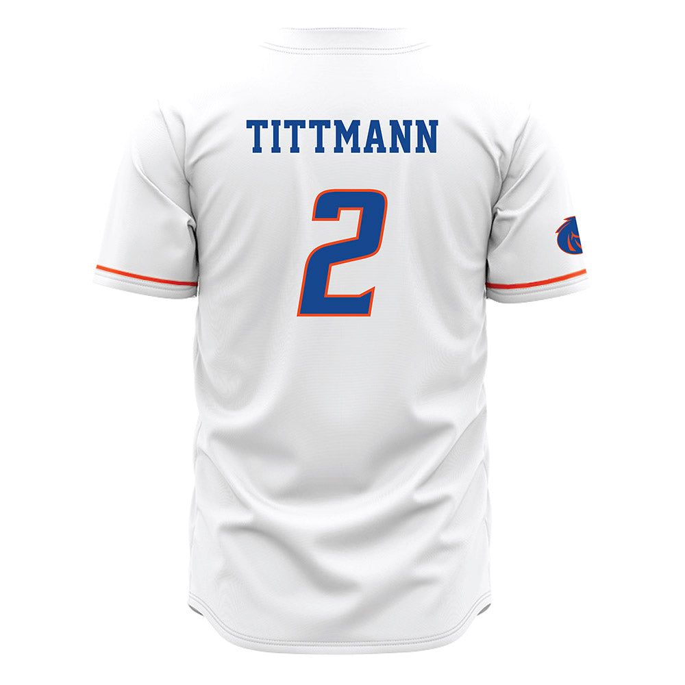 Boise State - NCAA Women's Volleyball : Azzy Tittmann - White Jersey-1