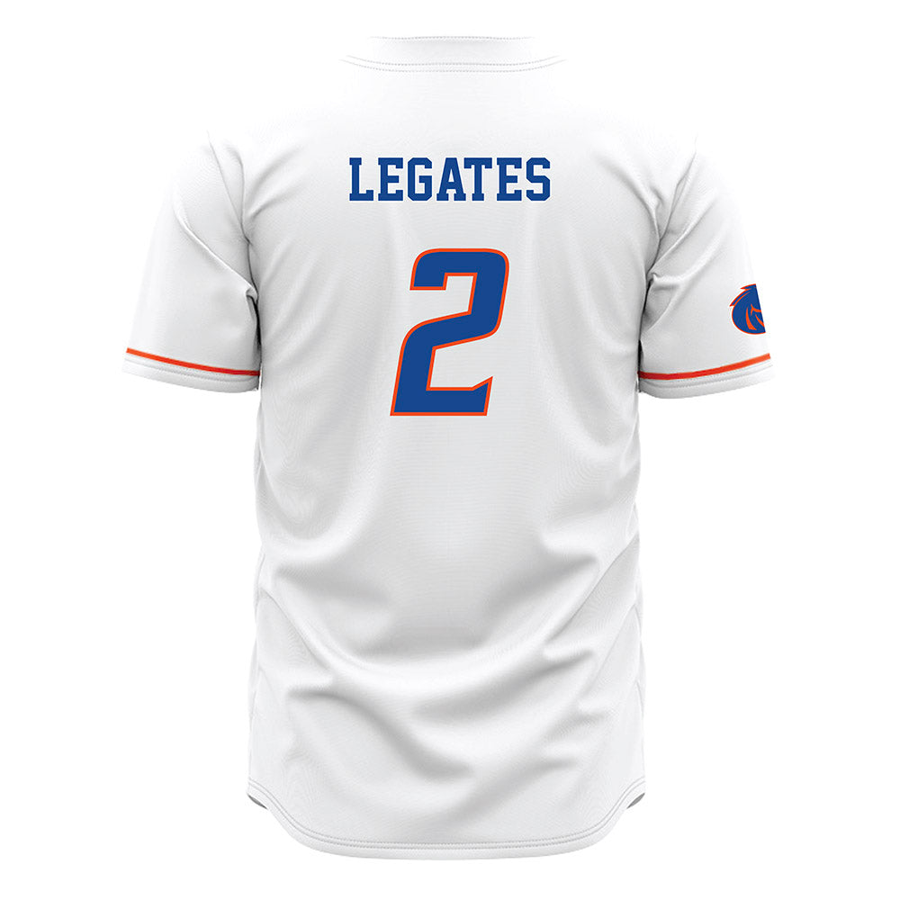 Boise State - NCAA Women's Volleyball : Jenelle Legates - White Jersey-1