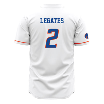 Boise State - NCAA Women's Volleyball : Jenelle Legates - White Jersey-1