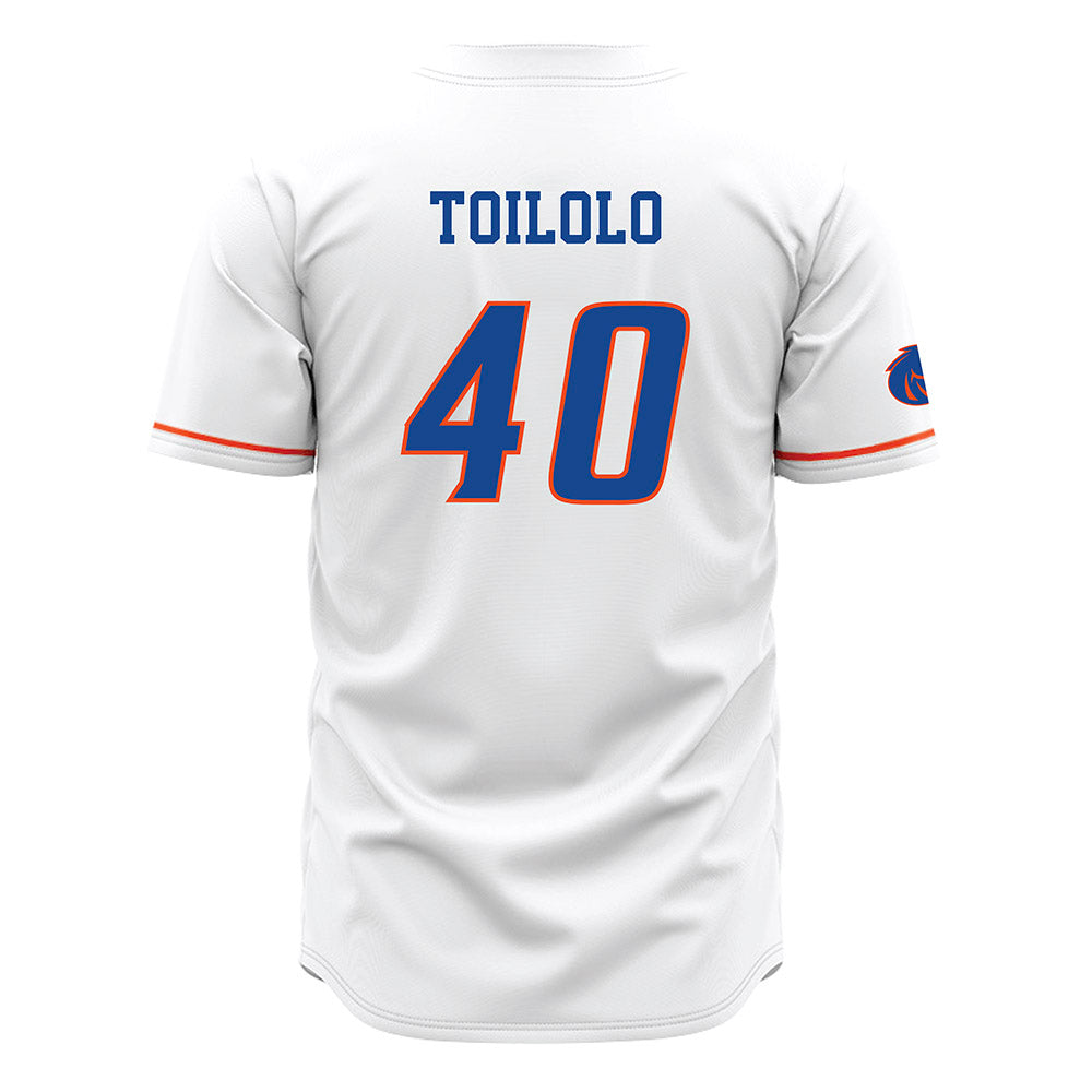 Boise State - NCAA Football : De'Shawn Toilolo - White Jersey-1