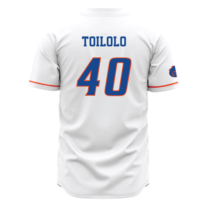 Boise State - NCAA Football : De'Shawn Toilolo - White Jersey-1