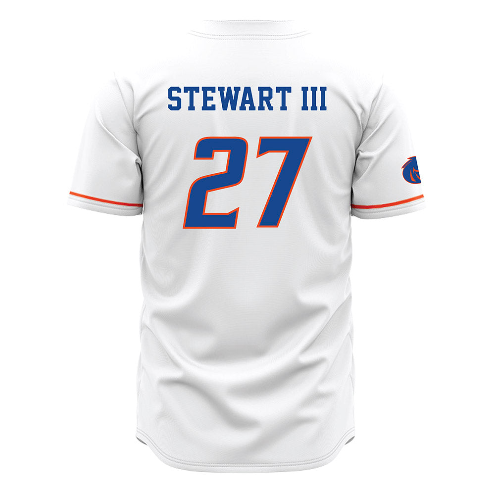 Boise State - NCAA Football : Harry Stewart III - White Jersey-1