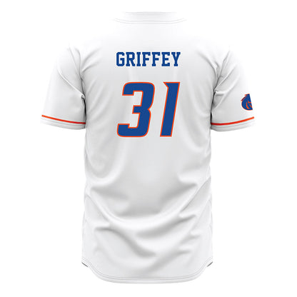 Boise State - NCAA Football : Tevin Griffey - White Jersey