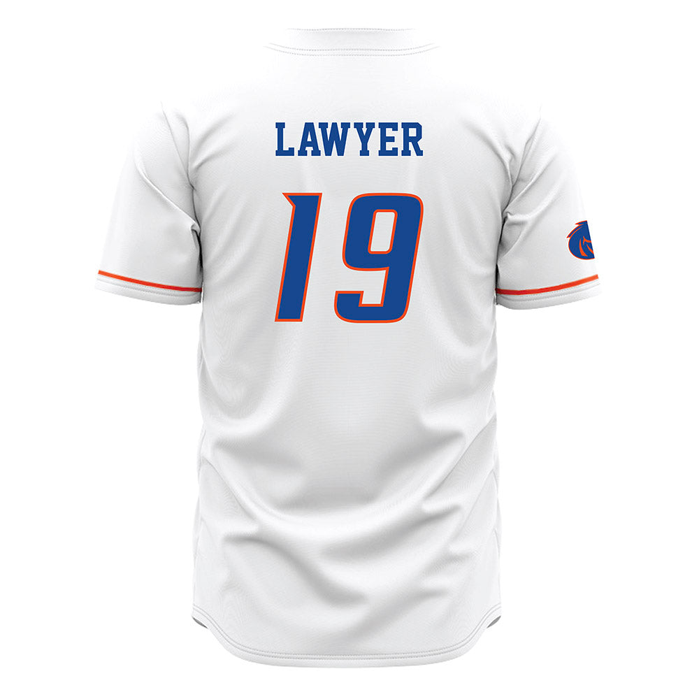 Boise State - NCAA Women's Soccer : Asia Lawyer - White Jersey-1