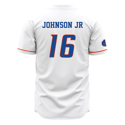 Boise State - NCAA Football : Franklyn Johnson Jr - White Jersey