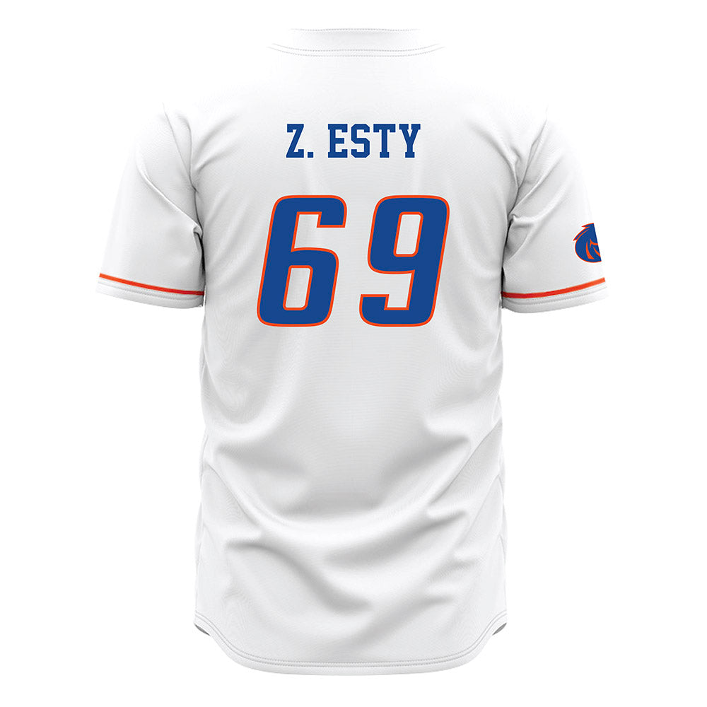 Boise State - NCAA Football : Zander Z. Esty - White Jersey-1