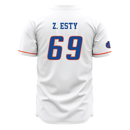 Boise State - NCAA Football : Zander Z. Esty - White Jersey-1