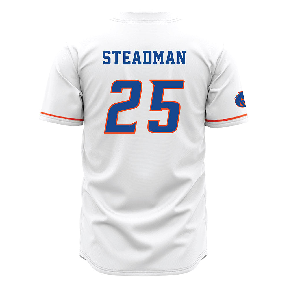 Boise State - NCAA Women's Basketball : Josee Steadman - White Jersey-1