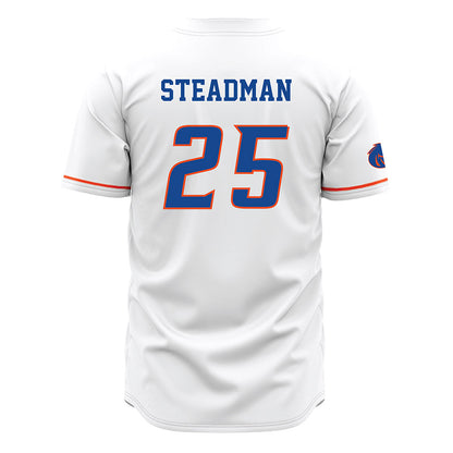Boise State - NCAA Women's Basketball : Josee Steadman - White Jersey-1