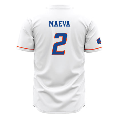 Boise State - NCAA Women's Volleyball : Tehya Maeva - White Jersey-1