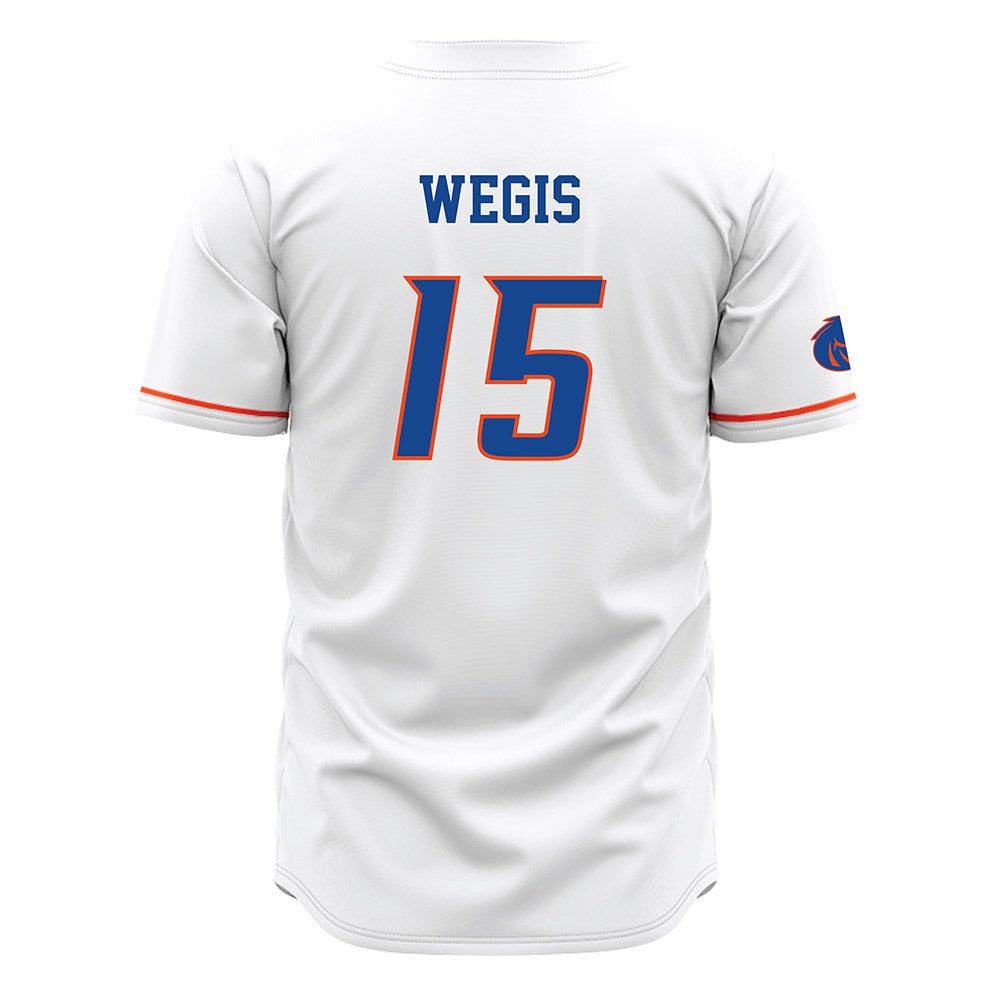 Boise State - NCAA Football : Tyler Wegis - White Jersey