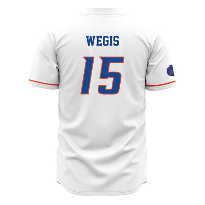 Boise State - NCAA Football : Tyler Wegis - White Jersey