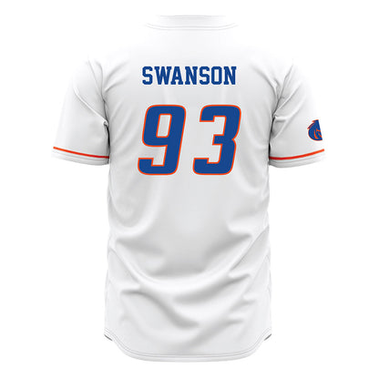 Boise State - NCAA Football : Ryder Swanson - White Jersey-1