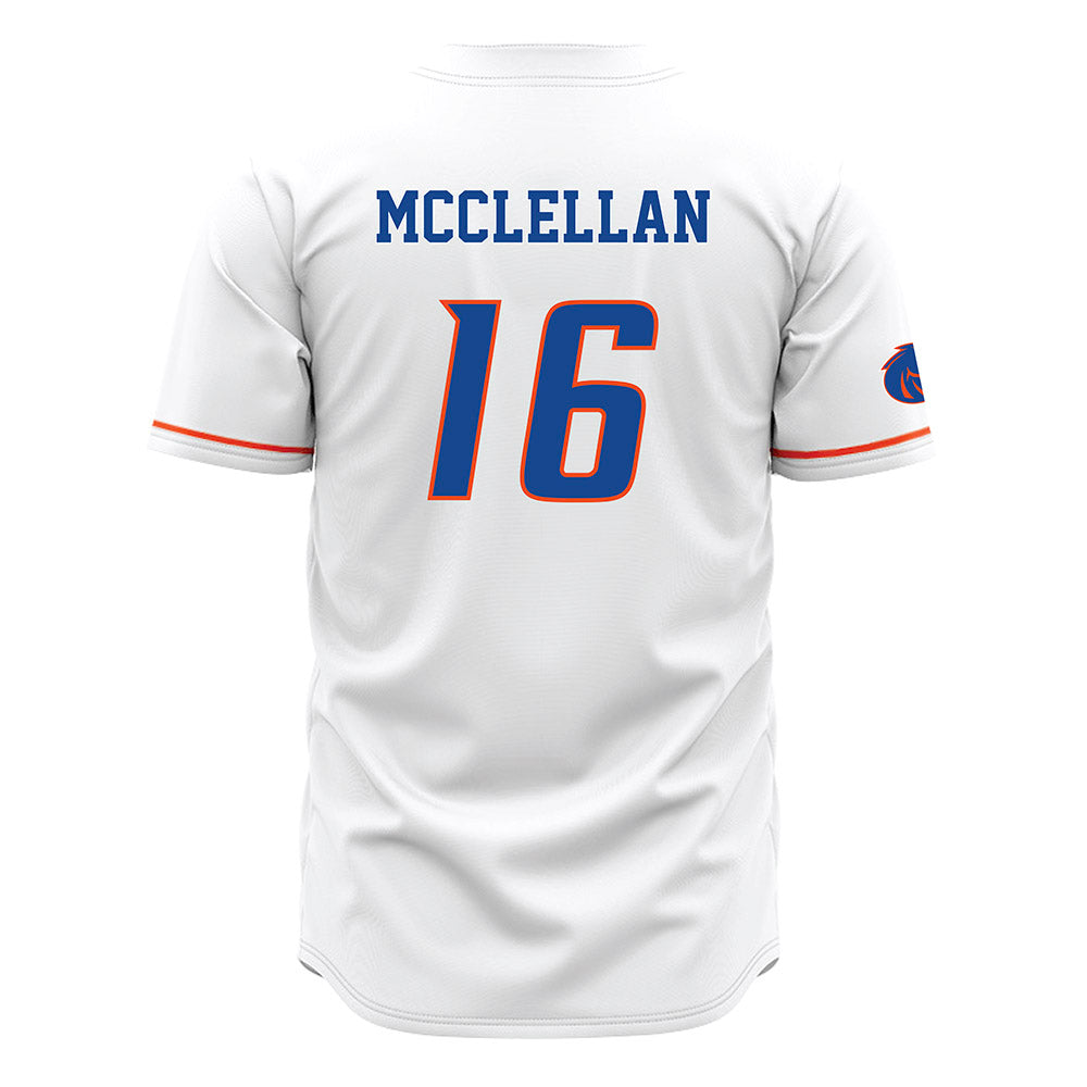 Boise State - NCAA Women's Soccer : Sierra McClellan - White Jersey-1