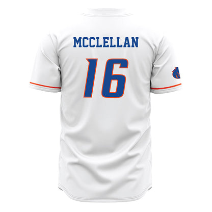 Boise State - NCAA Women's Soccer : Sierra McClellan - White Jersey-1