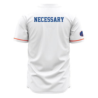 Boise State - NCAA Women's Gymnastics : Lorelei Necessary - White Jersey-1