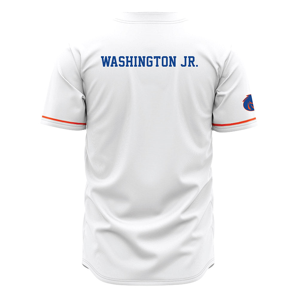 Boise State - NCAA Football : JeRico Washington Jr. - White Jersey-1