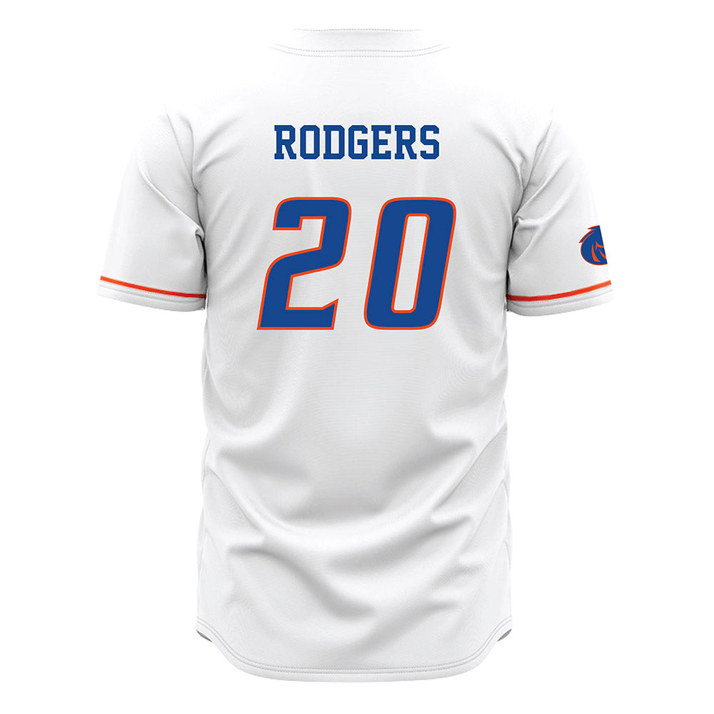 Boise State - NCAA Men's Basketball : Ty Rodgers - White Jersey-1