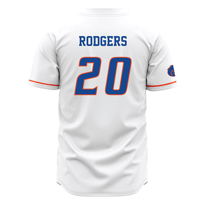 Boise State - NCAA Men's Basketball : Ty Rodgers - White Jersey-1