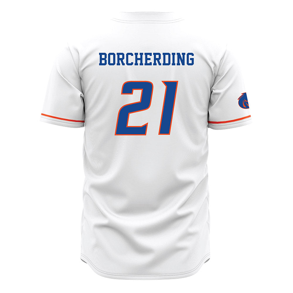 Boise State - NCAA Women's Basketball : Mason Borcherding - White Jersey-1