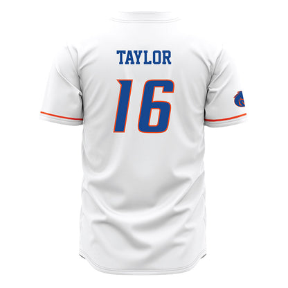Boise State - NCAA Football : Jackson Taylor - White Jersey-1