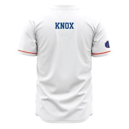 Boise State - NCAA Men's Golf : Reese Knox - White Jersey-1