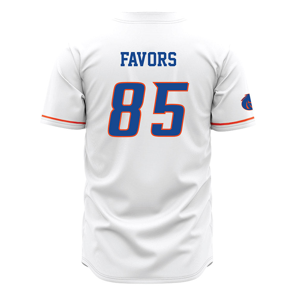 Boise State - NCAA Football : Terrious Favors - White Jersey-1