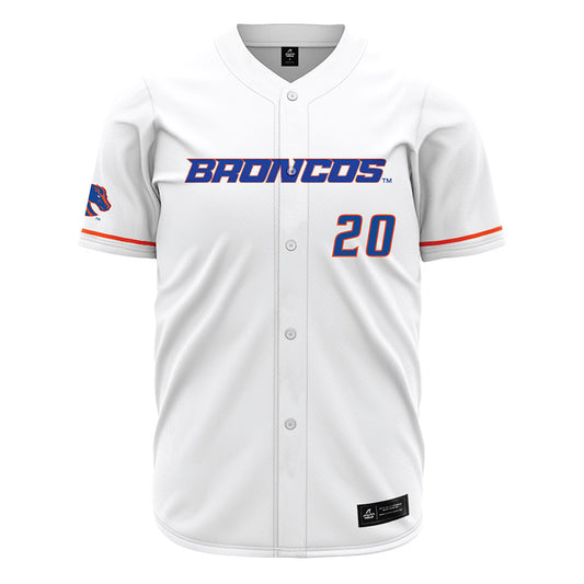Boise State - NCAA Men's Basketball : Ty Rodgers - White Jersey-0