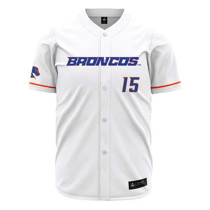 Boise State - NCAA Football : JeRico Washington Jr. - White Jersey-0