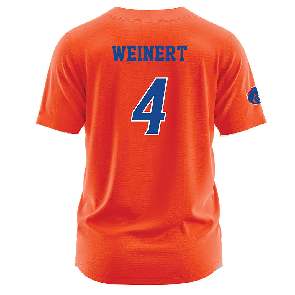 Boise State - NCAA Women's Volleyball : Reese Weinert - Orange Jersey-1