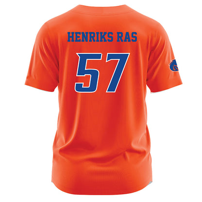 Boise State - NCAA Football : Gustaf Henriks Ras - Orange Jersey-1