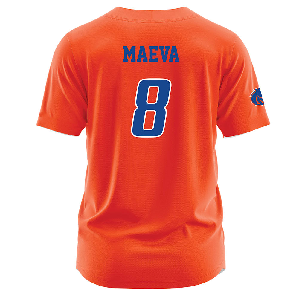 Boise State - NCAA Women's Volleyball : Tehya Maeva - Orange Jersey-1