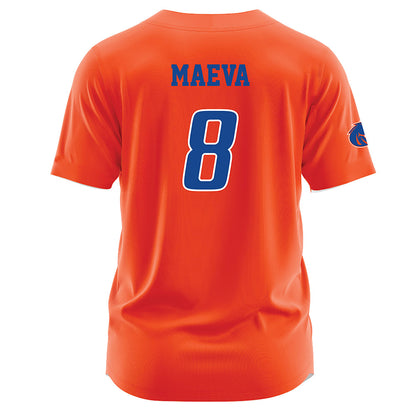 Boise State - NCAA Women's Volleyball : Tehya Maeva - Orange Jersey-1