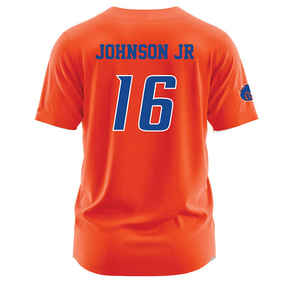 Boise State - NCAA Football : Franklyn Johnson Jr - Orange Jersey-1