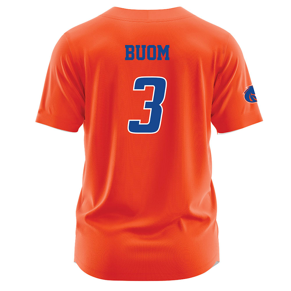 Boise State - NCAA Men's Basketball : Bhan Buom - Orange Jersey-1