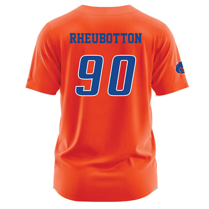 Boise State - NCAA Football : Drew Rheubotton - Orange Jersey-1