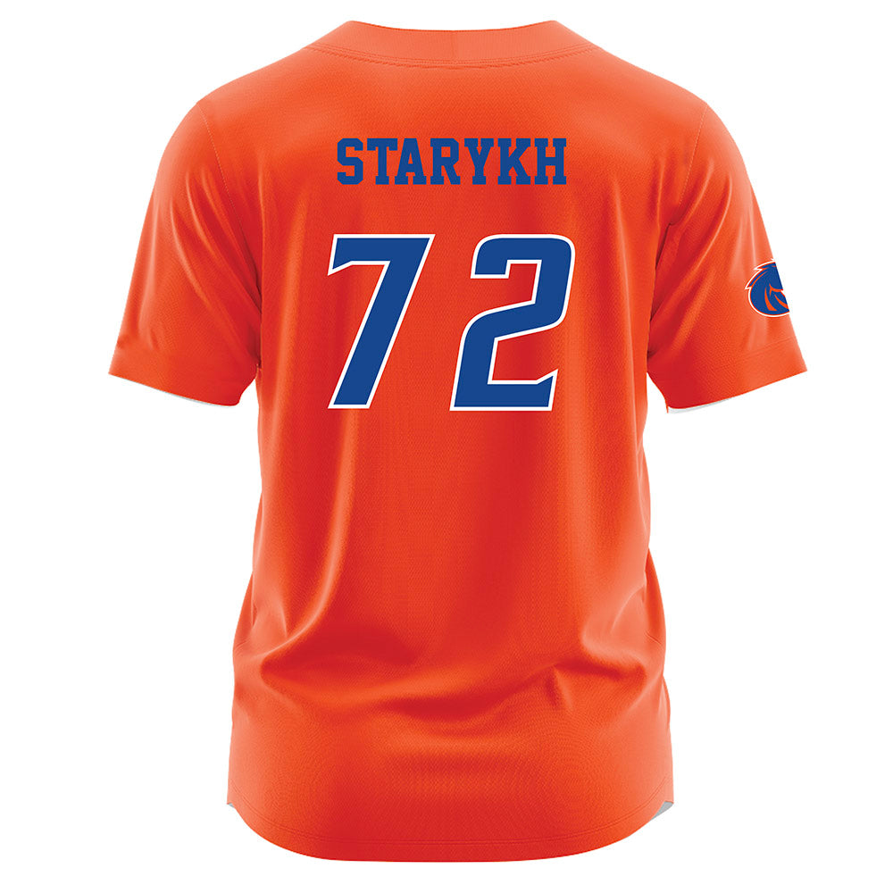 Boise State - NCAA Football : Daniil Starykh - Orange Jersey-1