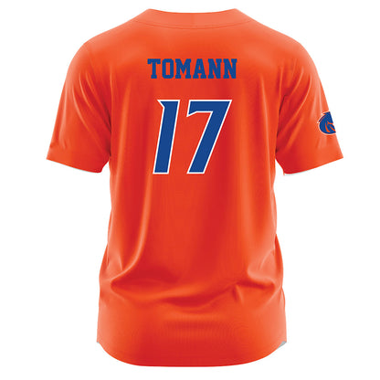 Boise State - NCAA Men's Basketball : Kaur Tomann - Orange Jersey-1