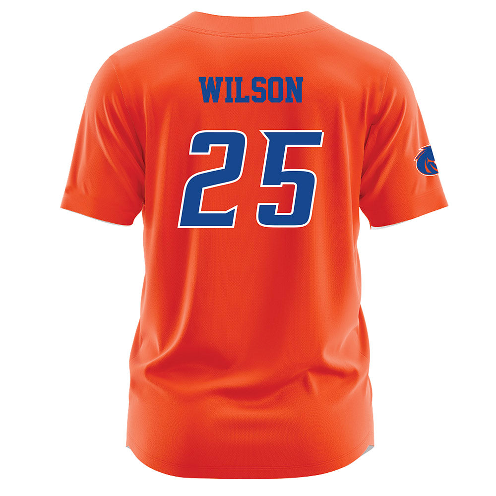 Boise State - NCAA Women's Soccer : Campbell Wilson - Orange Jersey-1
