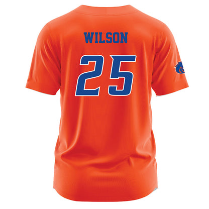 Boise State - NCAA Women's Soccer : Campbell Wilson - Orange Jersey-1