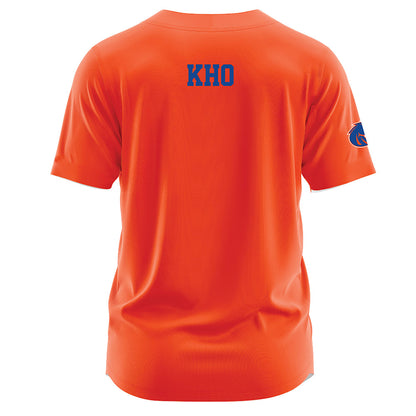 Boise State - NCAA Women's Gymnastics : Sydney Kho - Orange Jersey