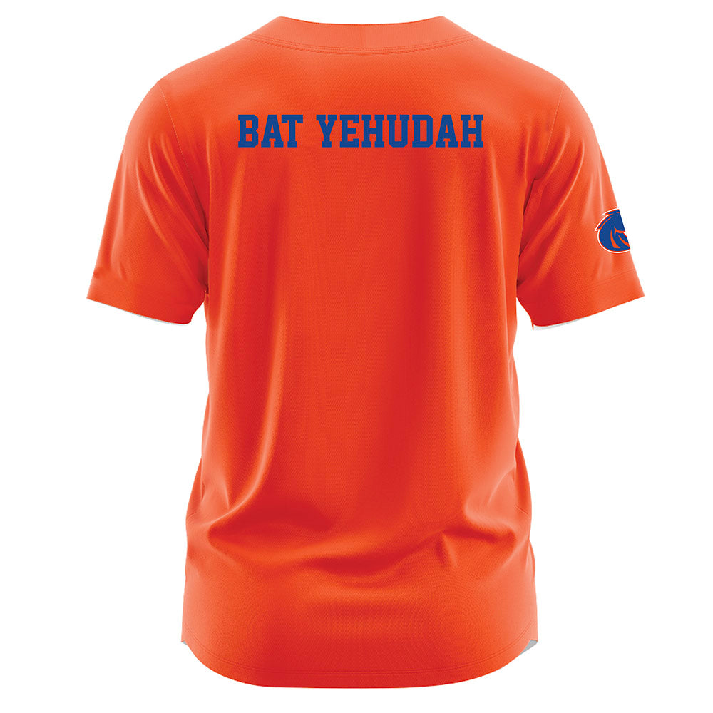 Boise State - NCAA Women's Gymnastics : Nesia Bat Yehudah - Orange Jersey-1