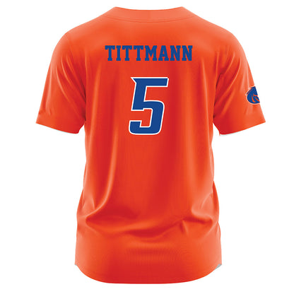 Boise State - NCAA Women's Volleyball : Azzy Tittmann - Orange Jersey-1