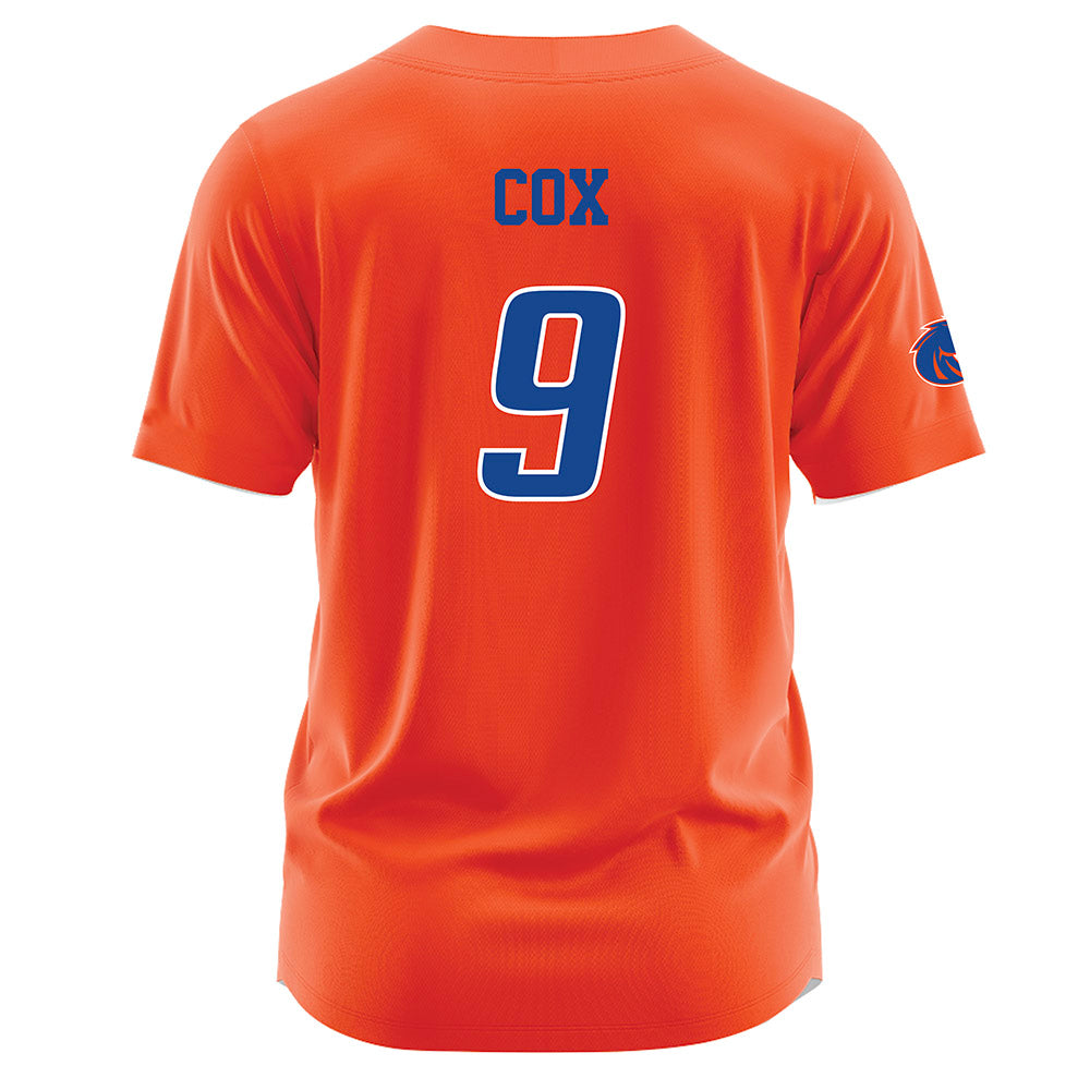Boise State - NCAA Women's Volleyball : Athena Cox - Orange Jersey-1